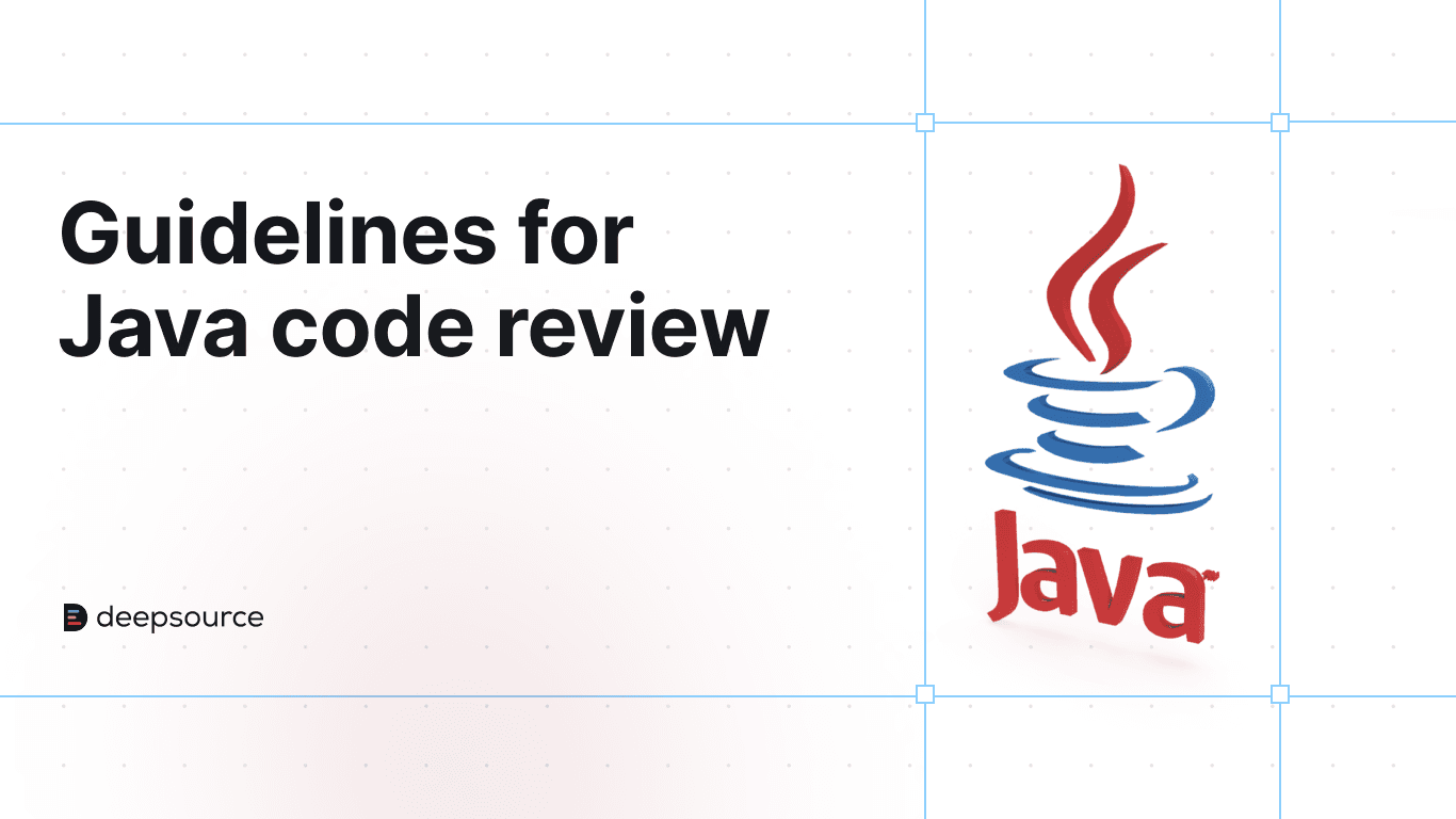 Guidelines for Java code reviews
